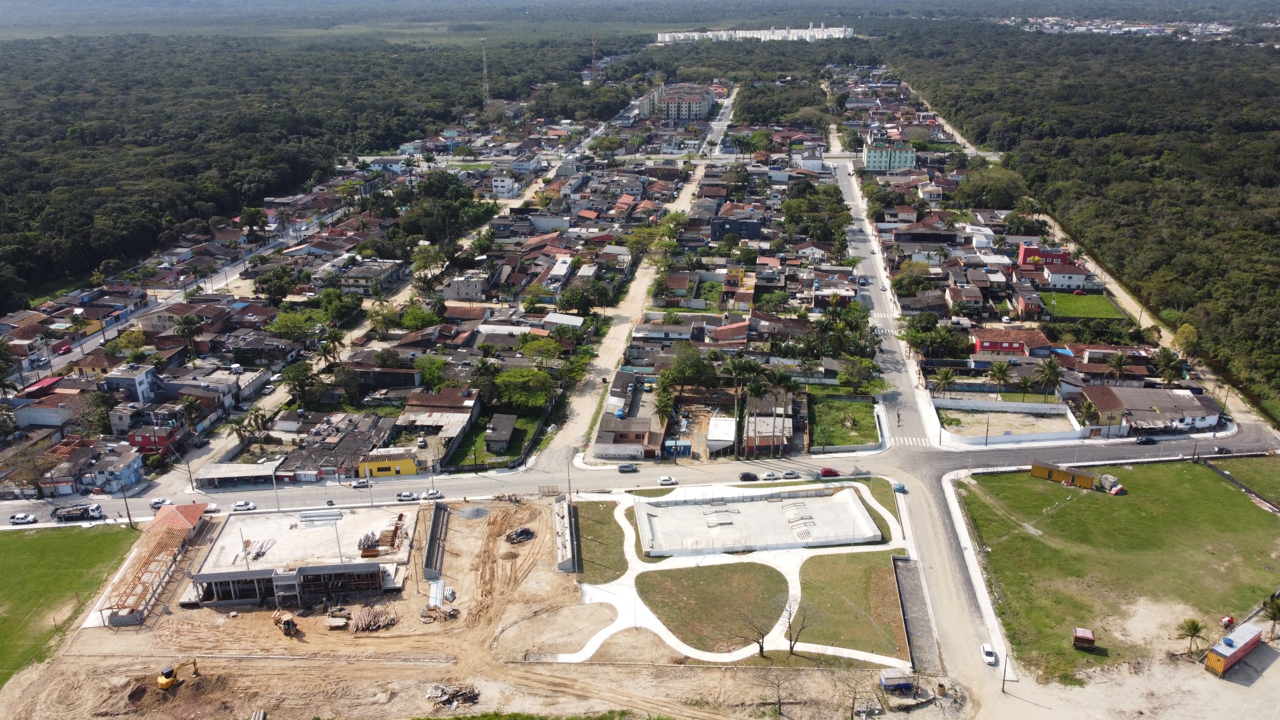 Obras da Vila do Bem no Jardim Raphael em Bertioga avançam