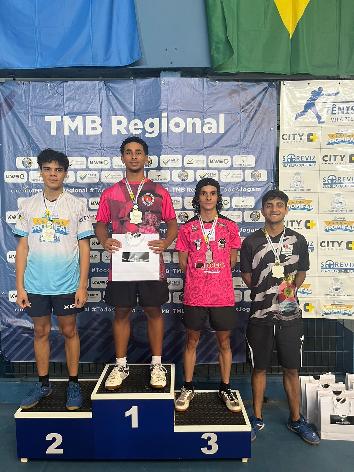 Mesatenistas de Bertioga conquistam 10 medalhas na Liga Litoral