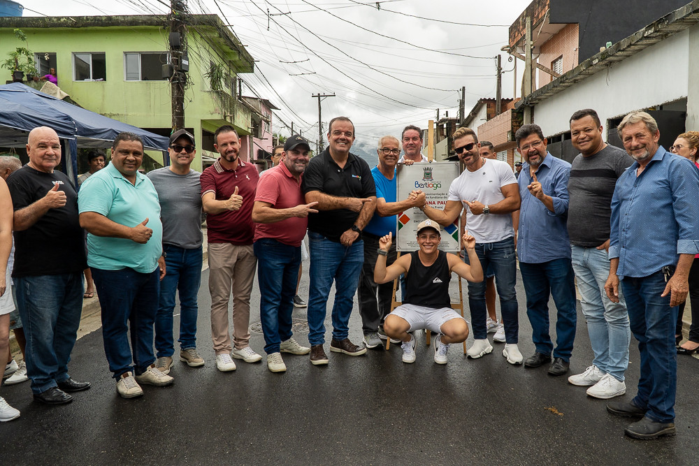 Prefeitura de Bertioga conclui urbanização do Núcleo Ana Paula, no bairro Rio da Praia