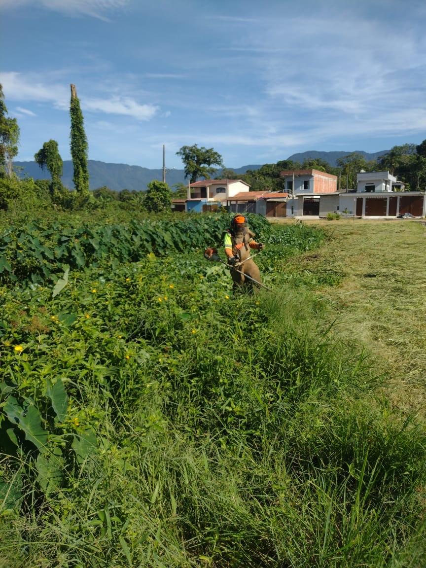 Prefeitura de Bertioga realiza mutirão de limpeza em Boraceia